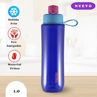 Tomatodo Deportivo Tritan Thermos 1 lt Rosado